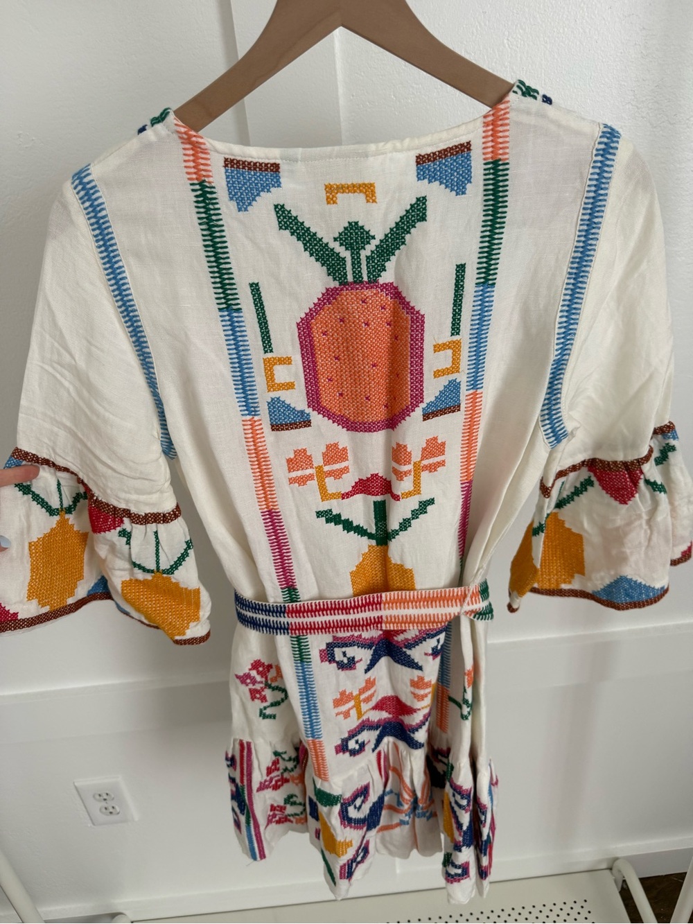 Farm Rio Jimena Embroidered Mini Dress - Picture 5 of 5